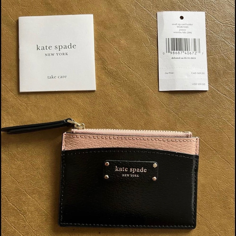 NWT Kate Spade card holder